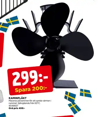 Jem&Fix Kaminfläkt erbjuda