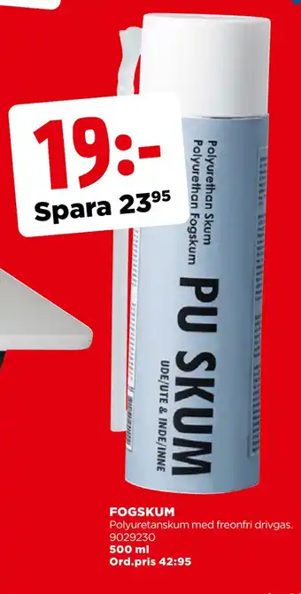 Jem&Fix Fogskum erbjuda