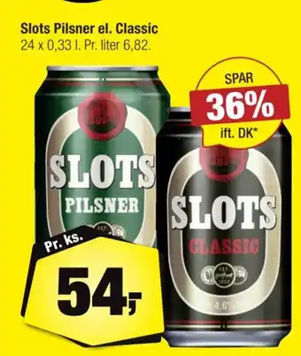 Calle Slots Pilsner el. Classic erbjuda