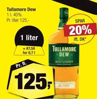 Calle Tullamore Dew erbjuda