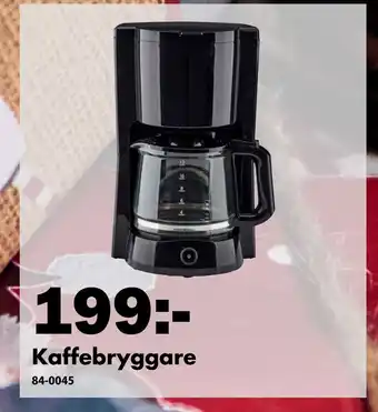 Biltema Kaffebryggare erbjuda