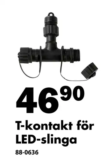 Biltema T-kontakt för led-slinga erbjuda