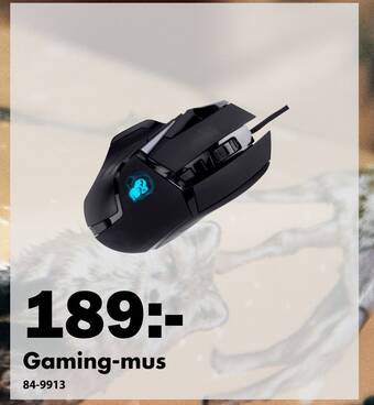 Biltema Gaming-mus erbjuda