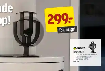 Jula Kaminfläkt erbjuda