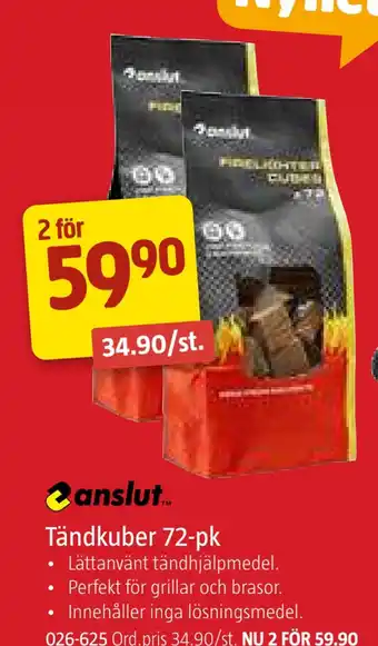 Tändkuber 72-pk