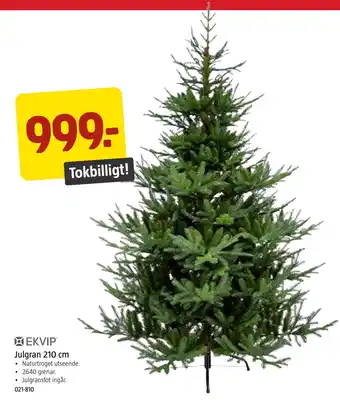Jula Julgran 210 cm erbjuda