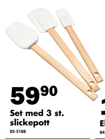 Biltema Set med 3 st. slickepott erbjuda