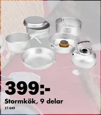 Biltema Stormkök, 9 delar erbjuda
