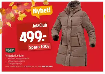 Jula Vinterjacka dam erbjuda
