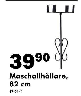 Biltema Maschallhållare, 82 cm erbjuda