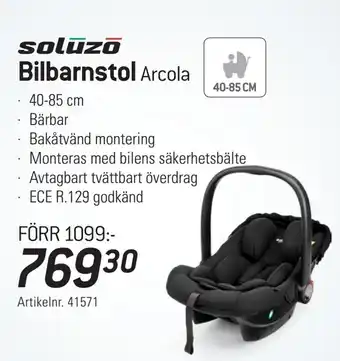 thansen Bilbarnstol erbjuda