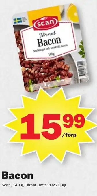Pekås Bacon Scan, 140 g erbjuda