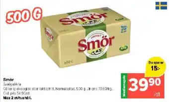 Coop Extra Smör Arla erbjuda
