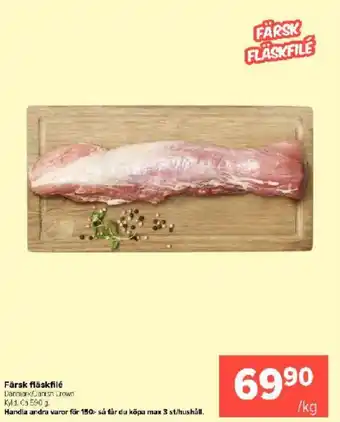 Coop Extra Färsk fläskfilé erbjuda