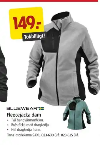 Jula Bluewear arbetsjackor erbjuda