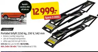 Jula Hamron billyft erbjuda