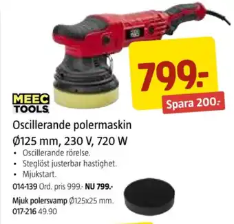 Jula Meec tools polermaskin erbjuda