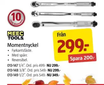 Jula Meec tools momentnyckel erbjuda