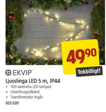 Jula Ekvip ljusslingor erbjuda