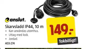 Jula Anslut skarvsladd erbjuda
