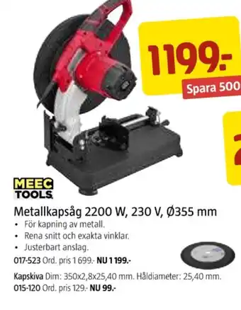 Jula Meec tools kap- & gersåg erbjuda