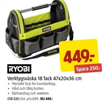 Jula Ryobi verktygsväska erbjuda