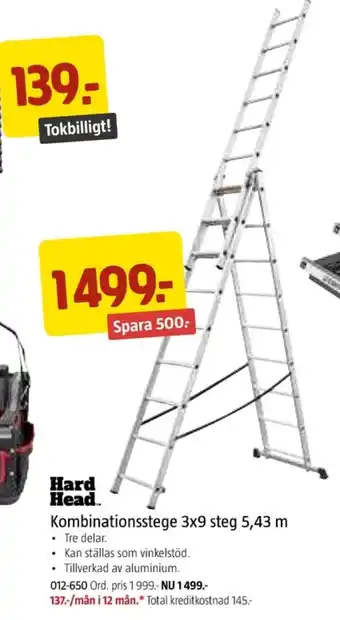 Jula Hard head stege erbjuda