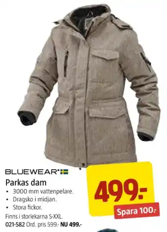 Jula Bluewear arbetsjackor erbjuda