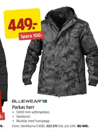 Jula Bluewear arbetsjackor erbjuda