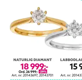 Albrekts Guld Naturlig diamant erbjuda