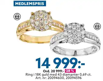 Albrekts Guld Ring erbjuda
