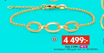 Albrekts Guld Armband i 18k guld erbjuda