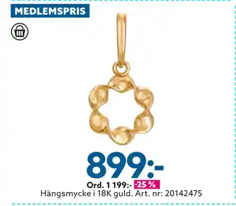 Albrekts Guld Hängsmycke i 18k guld erbjuda