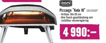 Hornbach Pizzaugn "Koda 16" 10510428* erbjuda