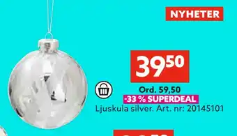 Ljuskula silver