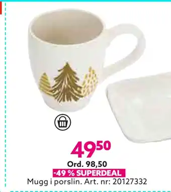Albrekts Guld Mugg i porslin erbjuda