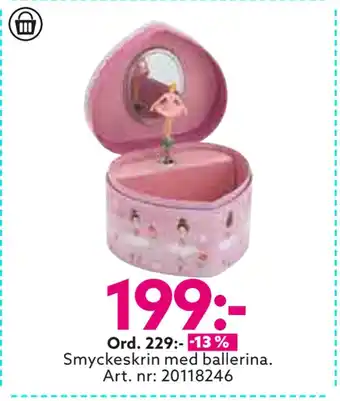 Smyckeskrin med ballerina