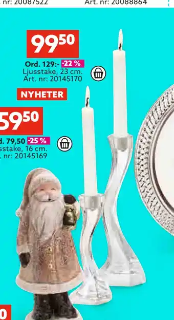 Albrekts Guld Ljusstake, 23 cm erbjuda