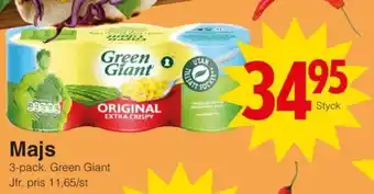 Matöppet Majs erbjuda