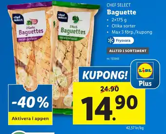 Lidl Baguette erbjuda