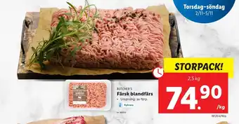 Lidl Färsk blandfärs erbjuda