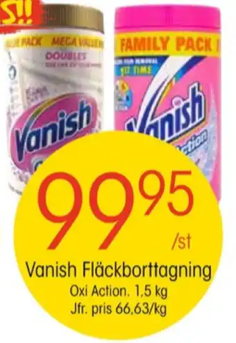 EKO Vanish fläckborttagning erbjuda