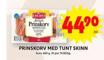 ICA Maxi Scan prinskorv erbjuda