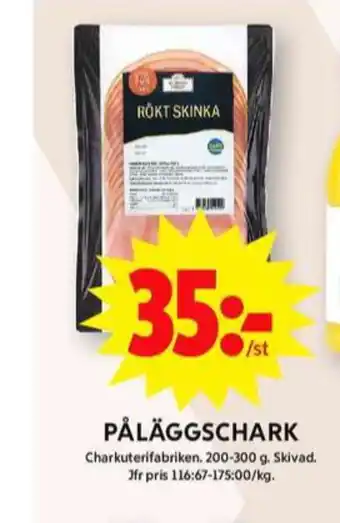 ICA Maxi Charkuterifabriken skinka erbjuda