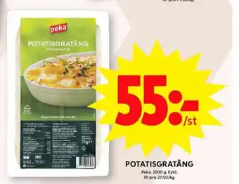 ICA Maxi Peka potatisgratäng erbjuda