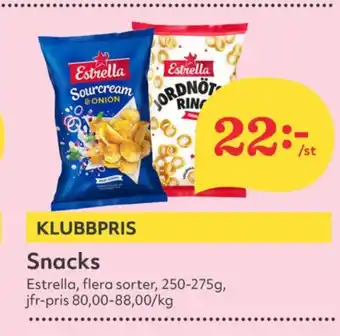 Hemköp Estrella chips erbjuda