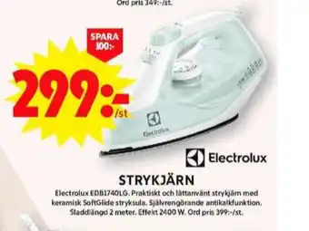 ICA Maxi Electrolux strykjärn erbjuda