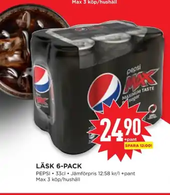 Willys Hemma Pepsi läskedryck erbjuda