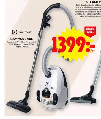 ICA Maxi Electrolux dammsugare erbjuda