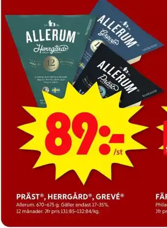 ICA Kvantum Allerum grevé erbjuda